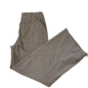 Celebrity Pink Light Brown Wide Leg Corduroy Trousers Size 11